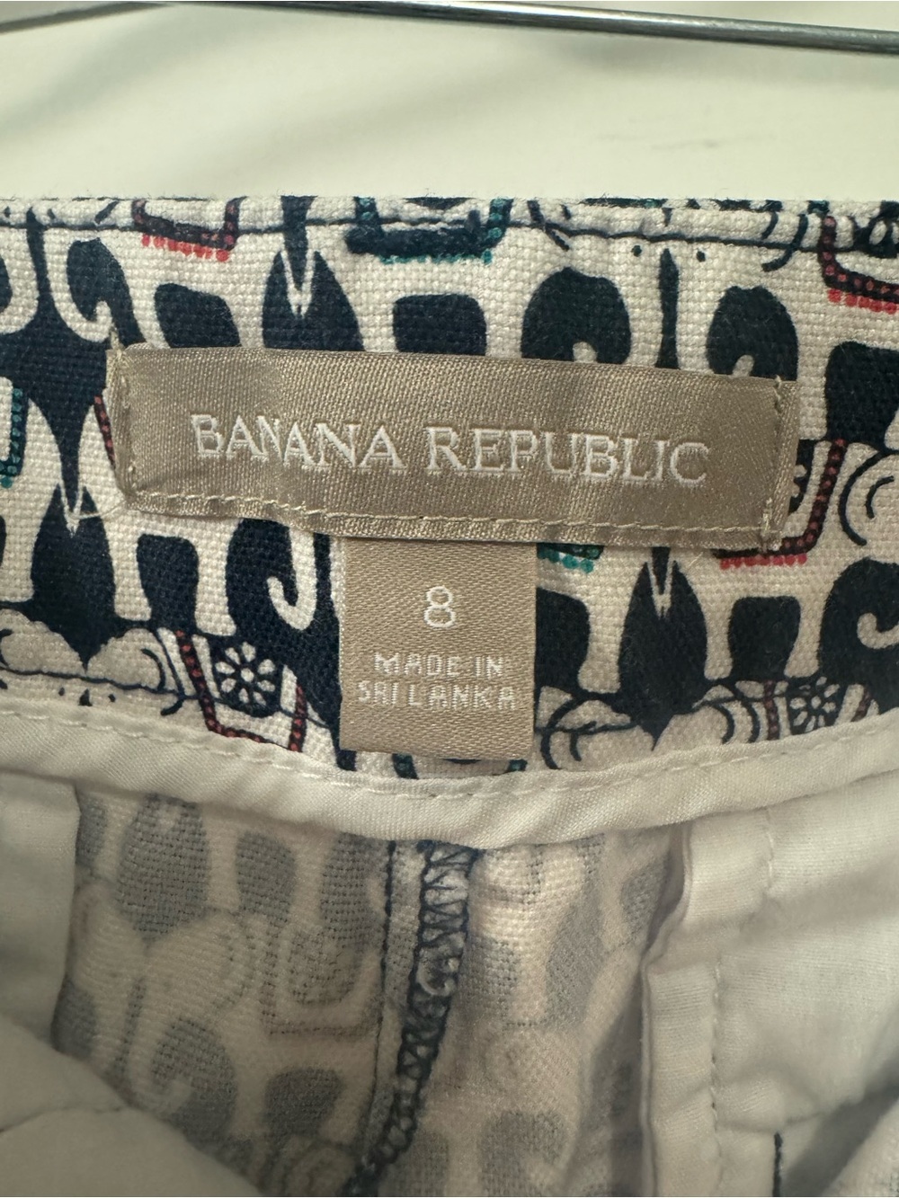 Banana Republic Navy and White Elephant Shorts - Picture 8 of 10